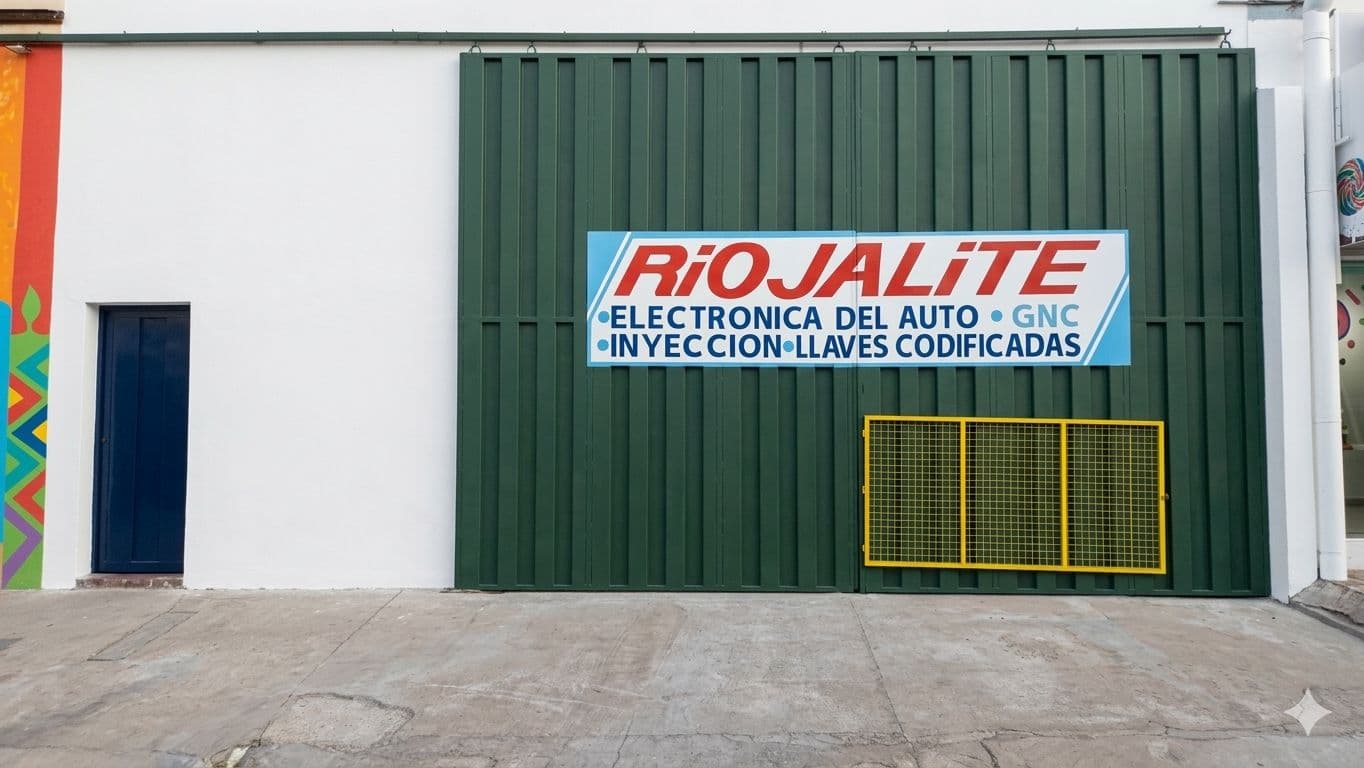 Frente del taller Riojalite